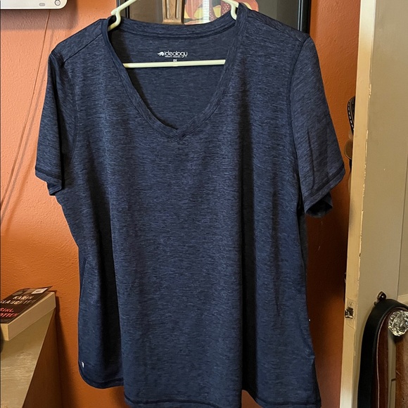 Ideology Heathered Navy V-Neck Tee - Picture 1 of 1